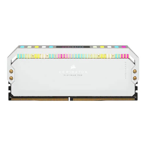 Corsair Dominator Platinum RGB 64GB (32GBx2) DDR5 5600MHz Desktop RAM(White)