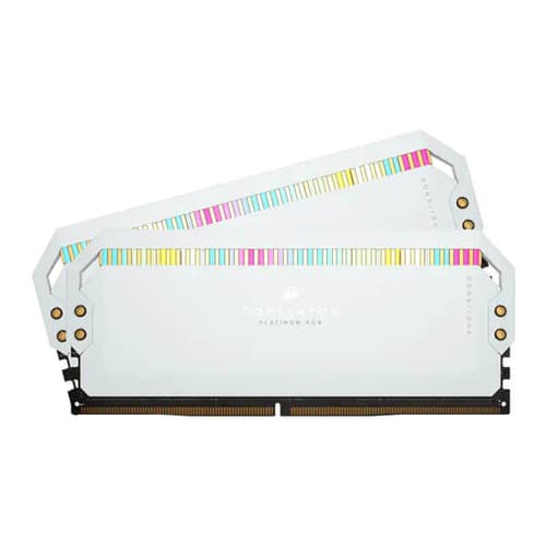 Corsair Dominator Platinum RGB 64GB (32GBx2) DDR5 5600MHz Desktop RAM(White)