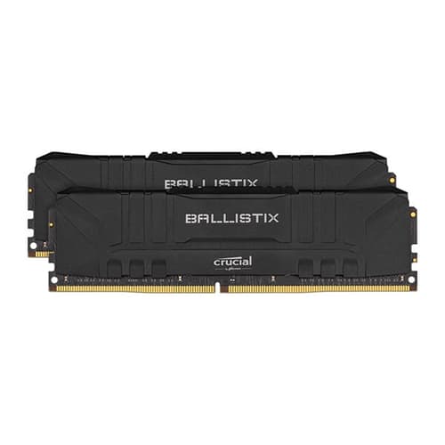 Crucial BL2K8G30C15U4B Desktop Ram Ballistix Series 16GB (8GBx2) DDR4 3000MHz Black