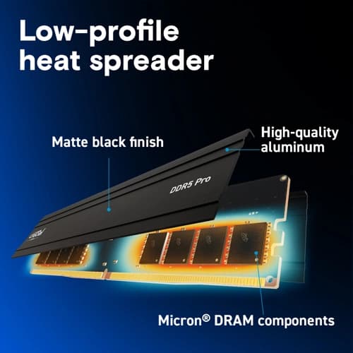 Crucial Pro 16GB 6000MHz CL48 DDR5 RAM