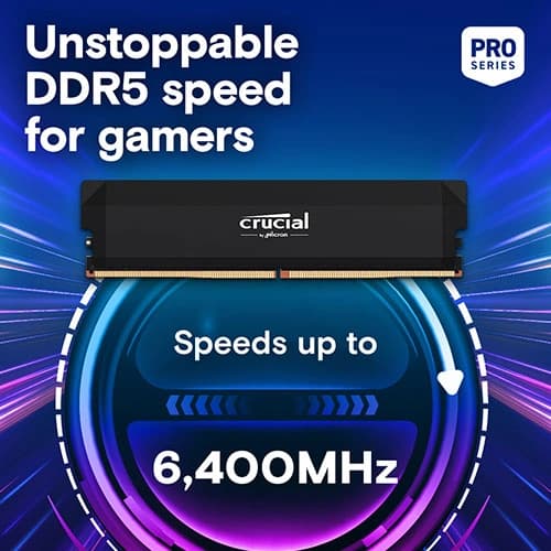 Crucial Pro OC 16GB 6400MHz CL38 DDR5 RAM