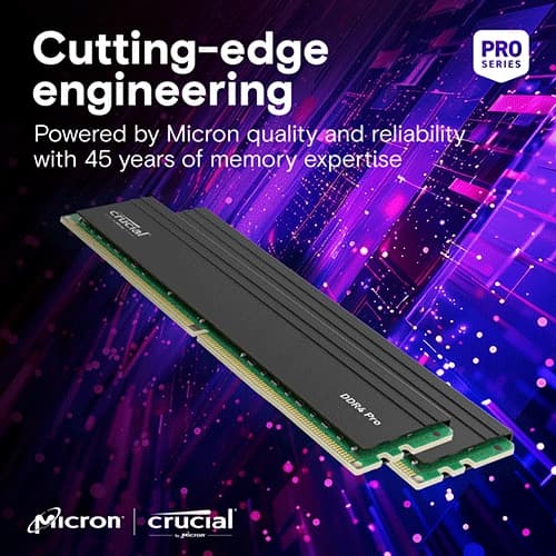 Crucial Pro 32GB 3200MHz CL22 DDR4 RAM