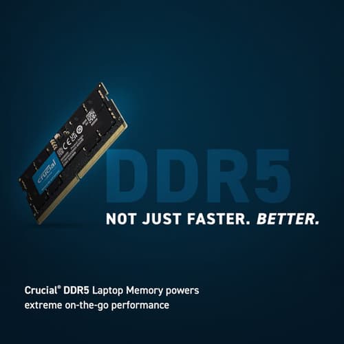 Crucial 16GB (16GBx1) DDR5 5200MHz Laptop RAM