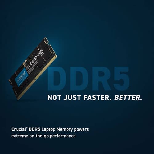 Crucial 32GB (32GBx1) DDR5 4800MHz Laptop Ram