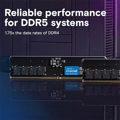 Crucial 8GB 5600MHz CL46 DDR5 RAM