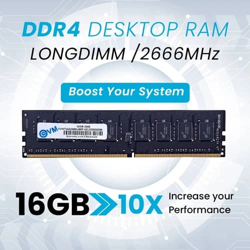 EVM 16GB 2666MHz CL19 DDR4 RAM