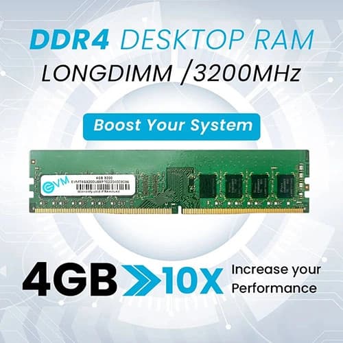 EVM 4GB 3200MHz CL19 DDR4 RAM