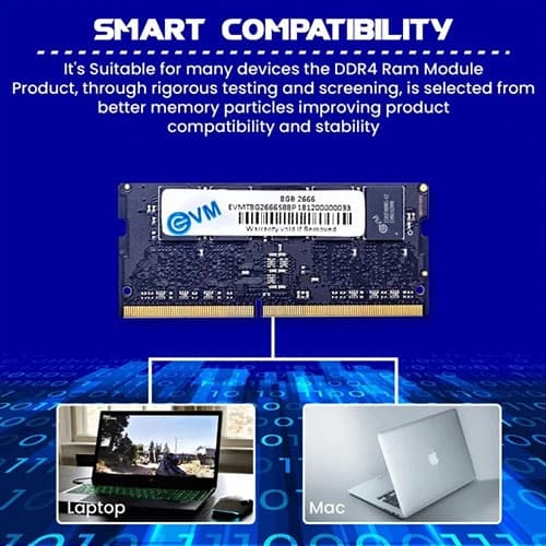 EVM 8GB 2666MHz DDR4 Laptop RAM