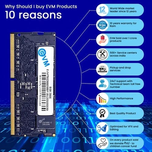 EVM 8GB 2666MHz DDR4 Laptop RAM