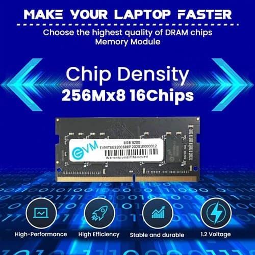 EVM 8GB 3200MHz DDR4 Laptop RAM