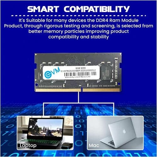 EVM 8GB 3200MHz DDR4 Laptop RAM