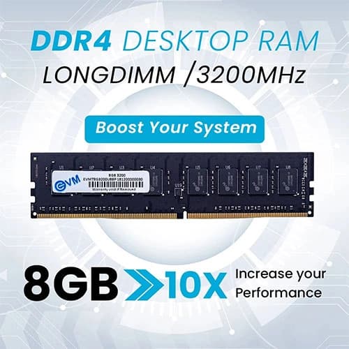 EVM 8GB 3200MHz CL19 DDR4 RAM
