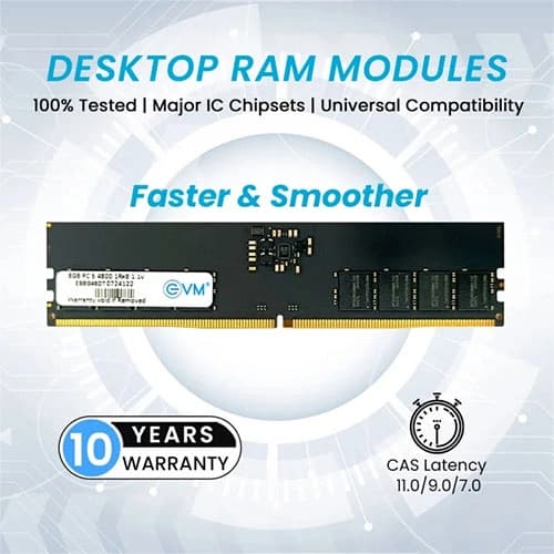 EVM 8GB 4800MHz CL19 DDR4 RAM