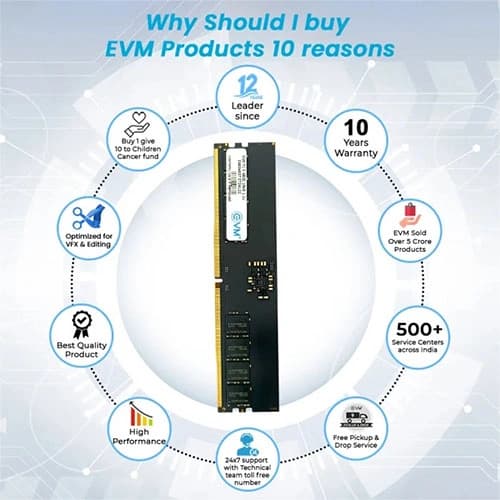 EVM 8GB 4800MHz CL19 DDR4 RAM