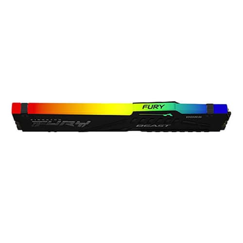 Kingston Fury Beast RGB XMP 16GB (16GBx1) DDR5 5200MHz Desktop RAM (Black)