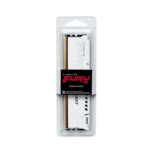 Kingston Fury Beast White 16GB 5200MHz CL40 DDR5 RAM