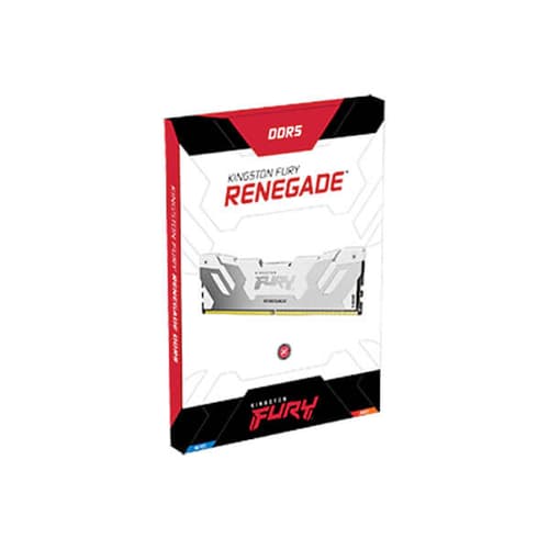 Kingston Fury Renegade RGB XMP 16GB (16GBx1) DDR5 6000MHz Desktop RAM (White)