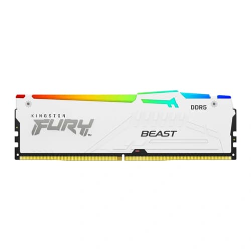Kingston Fury Beast RGB DDR5 White 32GB CL36 RAM