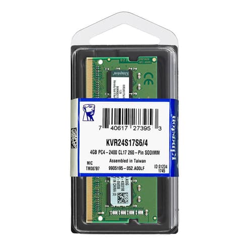 Kingston Value 4GB (4GBx1) DDR4 2400MHz