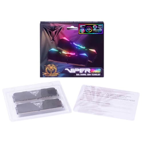Patriot Viper RGB 16GB (8GBx2) DDR4 3600MHz Black