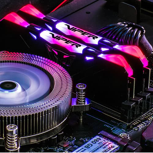 Patriot Viper RGB 32GB (16GBX2) DDR4 3200MHz Black