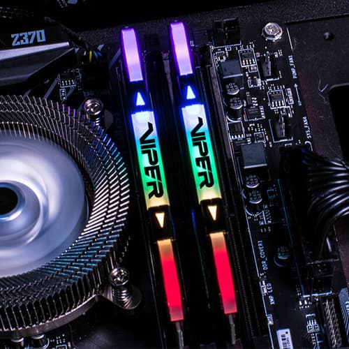 Patriot Viper RGB 32GB (16GBX2) DDR4 3200MHz Black