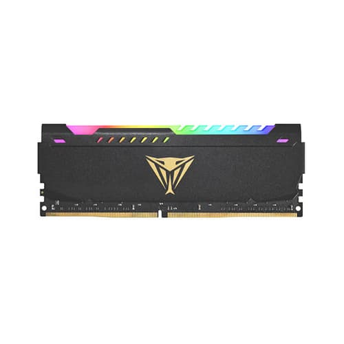 Patriot Viper Steel RGB 8GB (8GBx1) DDR4 3200MHz Desktop RAM (Black)