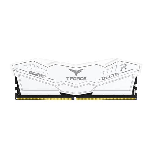 Teamgroup T-Force Delta RGB 32GB (16GBx2) DDR5 5200MHz Desktop RAM (White)