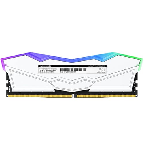 Teamgroup T-Force Delta RGB 32GB (16GBx2) DDR5 6400MHz Desktop RAM (White)