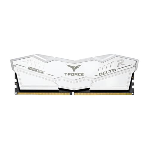 TeamGroup T-Force Delta RGB 64GB (32GBx2) DDR5 5200MHz Desktop RAM (White)