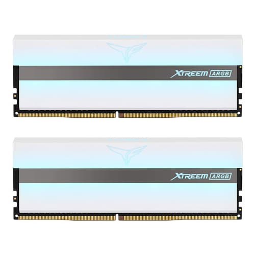 TeamGroup T-Force Xtreem ARGB 16GB (8GBx2) DDR4 3200MHz Desktop Ram White