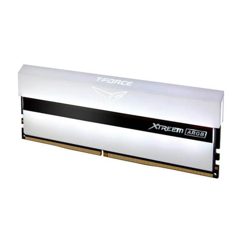 TeamGroup T-Force XTREEM ARGB 16GB (8GBx2) DDR4 4000MHz Desktop RAM (White)
