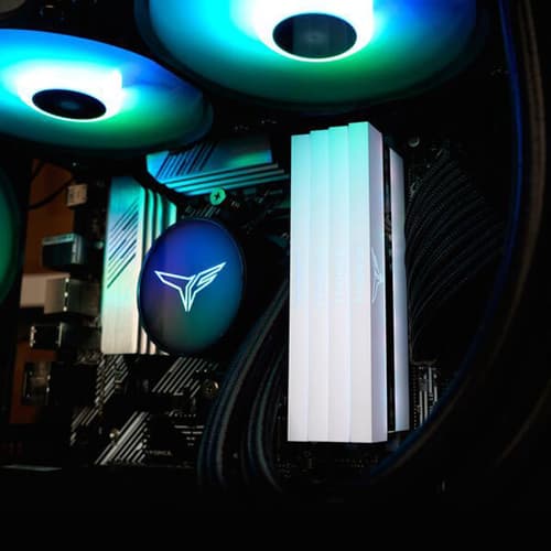 TeamGroup T-Force XTREEM ARGB 16GB (8GBx2) DDR4 4000MHz Desktop RAM (White)