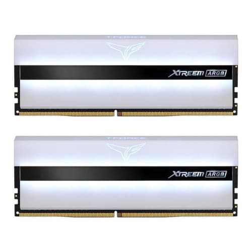 TeamGroup T-Force XTREEM ARGB 16GB (8GBx2) DDR4 4000MHz Desktop RAM (White)