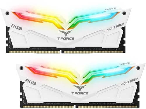 Teamgroup T-Force Night Hawk RGB 16GB (8GBx2) DDR4 3600MHz White