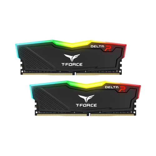 TeamGroup T-Force Delta RGB 16GB (8GBx2) DDR4 3200MHz Black Desktop RAM