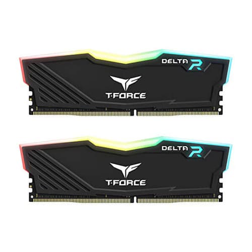 TeamGroup T-Force Delta RGB 64GB (32GBx2) DDR4 3200MHz Black Desktop RAM