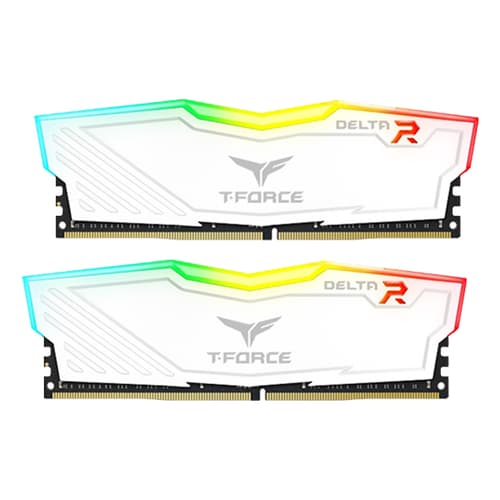 Teamgroup T-Force Delta RGB White 16GB (8GBx2) 3200MHz CL16 DDR4 RAM