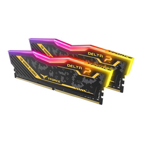 TeamGroup T-Force Delta TUF Gaming RGB 32GB (16GBx2) DDR4 3200MHz Desktop RAM (Black)