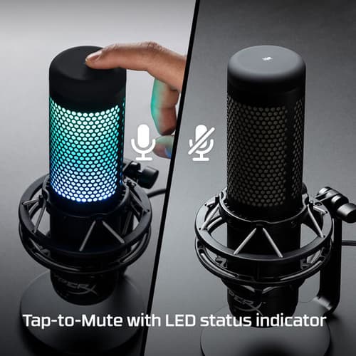 HyperX QuadCast S RGB USB Condenser Microphone (Black)