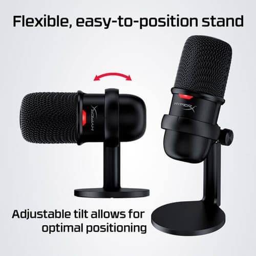 HyperX SoloCast USB Condenser Microphone (Black)