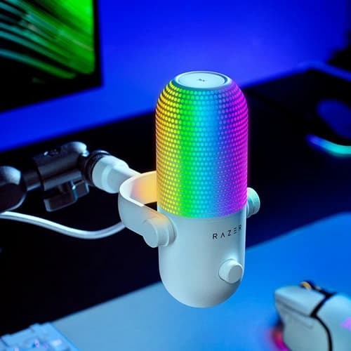 Razer Seiren V3 Chroma RGB USB White Microphone
