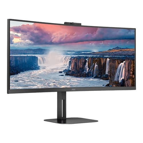 AOC CU34V5CWBK 34 Inch Curved Webcam Monitor