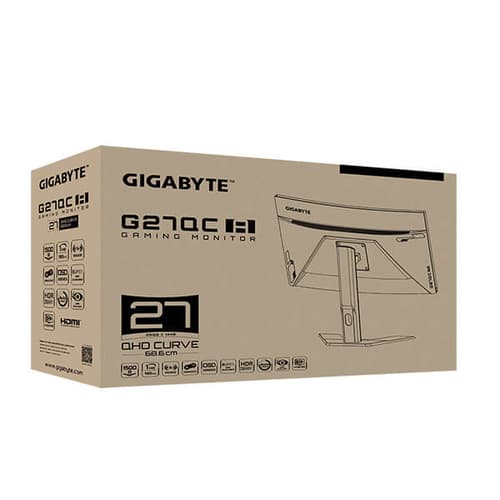 Gigabyte G27QC A 27 Inch Curved Gaming Monitor