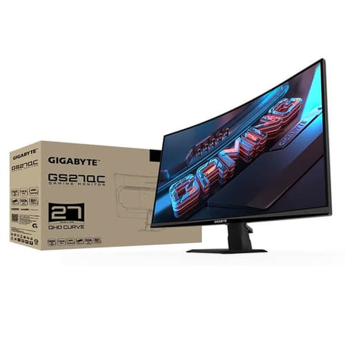 Gigabyte GS27QC 27 Inch Gaming Monitor (Black)
