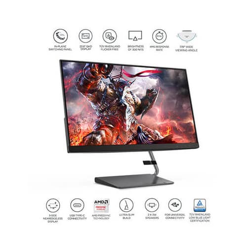 Lenovo Q24h-10 24 Inch Professional Monitor