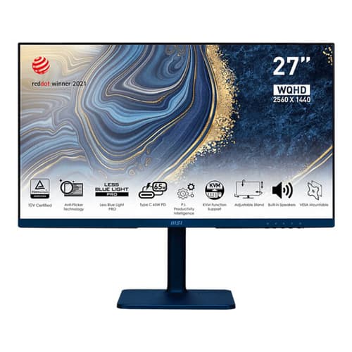 MSI Modern MD272QP Ultramarine 27 Inch Business Monitor