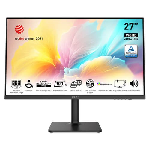 MSI Modern MD272QXP 27 Inch Business Monitor (Black)