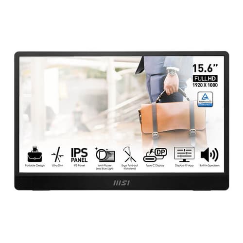 MSI Pro MP161 16 Inch Portable and Ultra-slim Business Monitor