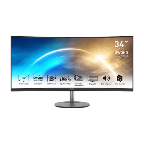 MSI Pro MP341CQ 34 Inch Business Monitor